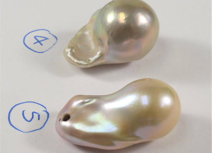 Single Piece Baroque Pendant AAA Limited Edition High Luster High Quality Natural Pink Jumbo Baroque Genuine Freshwater Pearls #254