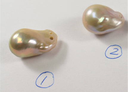 Single Piece Baroque Pendant AAA Limited Edition High Luster High Quality Natural Pink Jumbo Baroque Genuine Freshwater Pearls #254