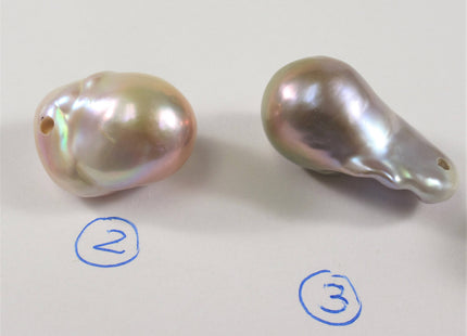 Single Piece Baroque Pendant AAA Limited Edition High Luster High Quality Natural Pink Jumbo Baroque Genuine Freshwater Pearls #254