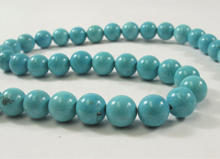 WHOLESALE 8 mm Smooth Round White OR Blue Howlite Jasper Gemstone Beads, Round Smooth Howlite Beads #498