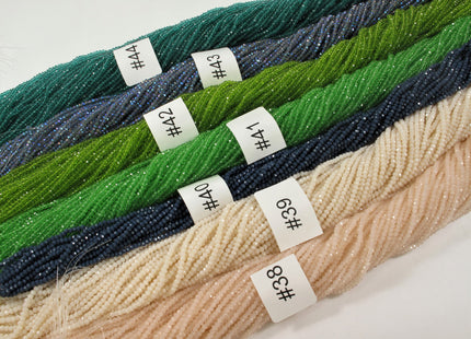 3-3.5 mm Faceted Rondelle Czech Crystal Seed Beads 64 Colors to Select #541