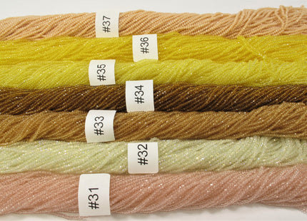3-3.5 mm Faceted Rondelle Czech Crystal Seed Beads 64 Colors to Select #541
