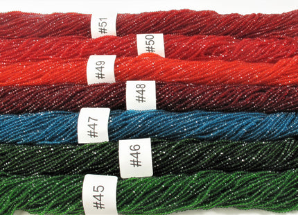 3-3.5 mm Faceted Rondelle Czech Crystal Seed Beads 64 Colors to Select #541