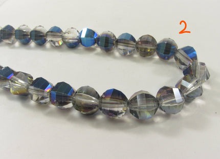 10 mm Faceted Diamond Crystal Beads, Glass Diamond Beads,Chinese Faceted Crystal Diamond Beads, Diamond Crystals, Faceted Beads (680-CSYL10)