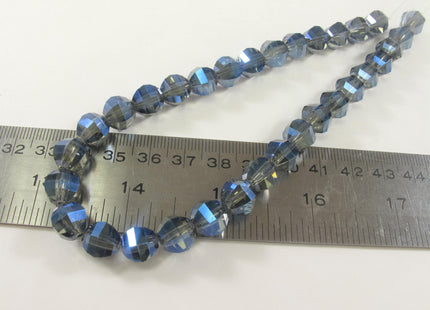 10 mm Faceted Diamond Crystal Beads, Glass Diamond Beads,Chinese Faceted Crystal Diamond Beads, Diamond Crystals, Faceted Beads (681-CSYL10)