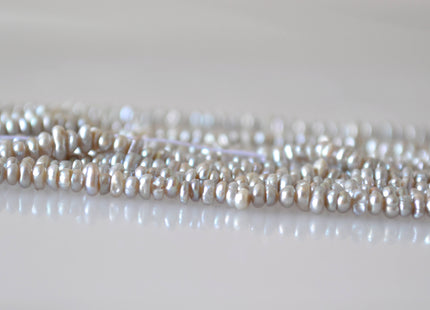 1.5-2.5mm Natural White Tiny Seed Freshwater Pearl Beads Natural White Genuine Freshwater Pearl Beads Rare Tiny Seed Pearls #36