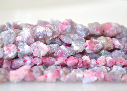 Natural Purple Pink Tourmaline Gemstone Beads Natural Small Rough Shape Size Approx. 6x8mm to 8x10mm #2019
