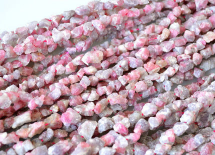 Natural Purple Pink Tourmaline Gemstone Beads Natural Small Rough Shape Size Approx. 6x8mm to 8x10mm #2019
