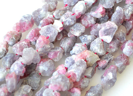 Natural Purple Pink Tourmaline Gemstone Beads Natural Small Rough Shape Size Approx. 6x8mm to 8x10mm #2019