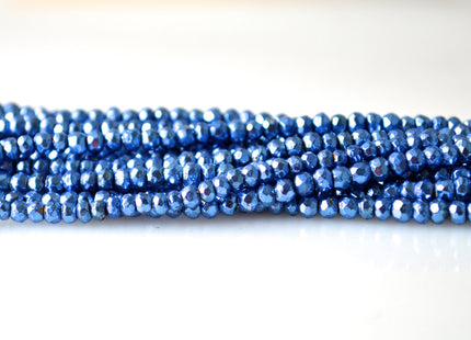 Semi Precious Gemstone 3-4 mm Pyrite Beads Green Blue Copper Golden Color Faceted Round Shape Size Approx. 3-4mm #2029