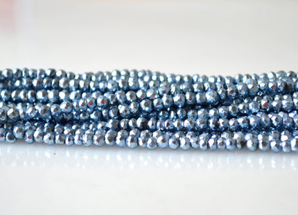 Semi Precious Gemstone 3-4 mm Pyrite Beads Green Blue Copper Golden Color Faceted Round Shape Size Approx. 3-4mm #2029