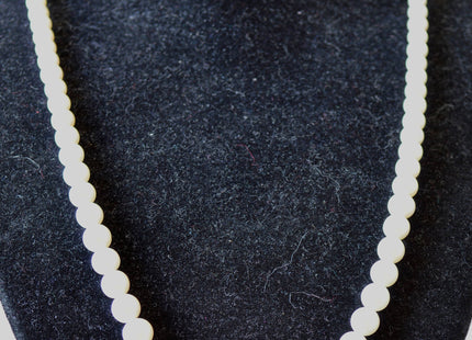 4-9mm AAA Natural White Perfect Round Freshwater Graduated Pearls High Luster Bridal White Cultured Freshwater Pearls #701