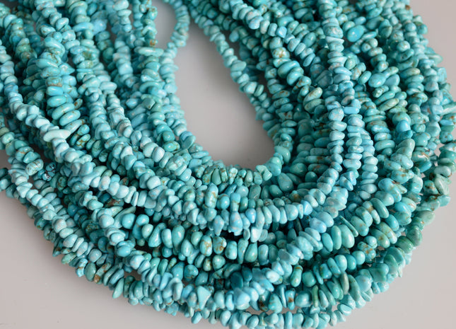 3-4x5-6 mm Natural Light Blue Turquoise Gemstone Good Quality Small Genuine Turquoise Chips #2072