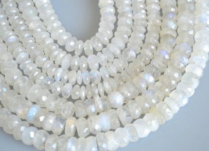 5mm 6mm 7mm 8mm 9mm 10mm AAA 100% All Natural Top Quality Rainbow Moonstone Beads Genuine Translucent Color Moonstone 8 Inches #2080