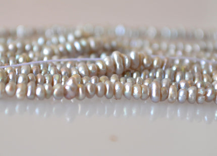 1.5-2.5mm Natural White Tiny Seed Freshwater Pearl Beads Natural White Genuine Freshwater Pearl Beads Rare Tiny Seed Pearls #36