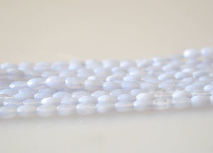 Semi Precious Gemstone Beads Pink-Opal Green-Aventurine and Chalcedony Natural Color Faceted Barrel Shape Size Approx. 3.5x5.5mm #2031