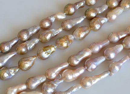 10-13x15-18mm Natural Baroque Pearl Beads Genuine Freshwater Baroque Pearls Irregular Cultured Pearl Beads #130