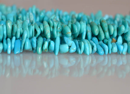2-5x8-10 mm All Natural Bright Blue Green Turquoise Gemstone Beads Good Quality Small Chips Genuine Natural Turquoise Beads #3006