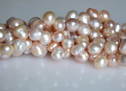 8-9mm Top Drilled Oval/Drop Shape Freshwater Pearl Beads Natural White&Pink Color Dancing Genuine Cultured Freshwater Pearls #749