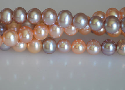 7-7.5mm AA Natural Multi Color Freshwater Pearl Potato Shape Genuine Natural Freshwater Pearls #771