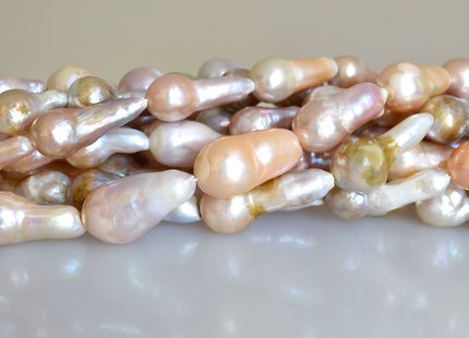 10-13x15-18mm Natural Baroque Pearl Beads Genuine Freshwater Baroque Pearls Irregular Cultured Pearl Beads #130