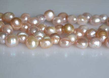 8-9mm Top Drilled Oval/Drop Shape Freshwater Pearl Beads Natural White&Pink Color Dancing Genuine Cultured Freshwater Pearls #749