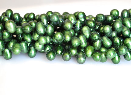 7-8x9-10mm Top Drilled Oval/Drop Shape Freshwater Pearl Beads Multi Color Dancing Genuine Cultured Freshwater Pearls #750