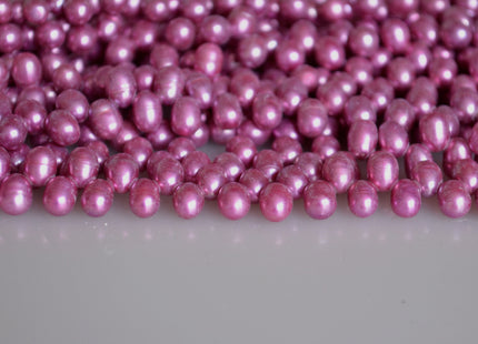 6x4-5mm to 7x5-6mm Top Drilled Oval/Drop Shape Freshwater Pearl Beads Multi Colors Dancing Genuine Cultured Freshwater Pearls #759