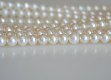 6-6.5mm AAA Natural Round Freshwater Pearls Genuine Natural Pearl Beads Lustrous Pearl #817