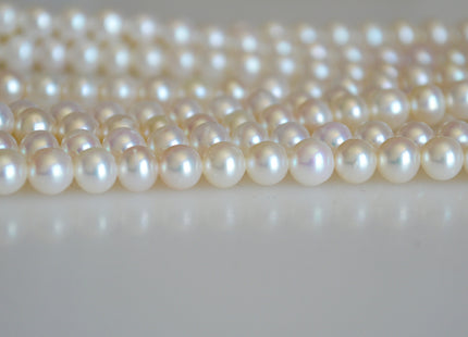6-6.5mm AAA Natural Round Freshwater Pearls Genuine Natural Pearl Beads Lustrous Pearl #817