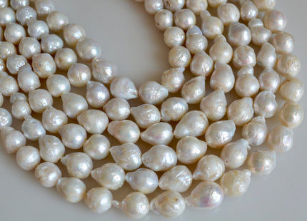 10-13x15-18mm Natural Baroque Pearl Beads Genuine Freshwater Baroque Pearls Irregular Cultured Pearl Beads #130