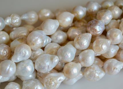 10-13x15-18mm Natural Baroque Pearl Beads Genuine Freshwater Baroque Pearls Irregular Cultured Pearl Beads #130