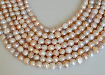 10-11mm Large Hole Multi Natural Color Nugget Shape Freshwater Pearl Beads 2mm Hole #871