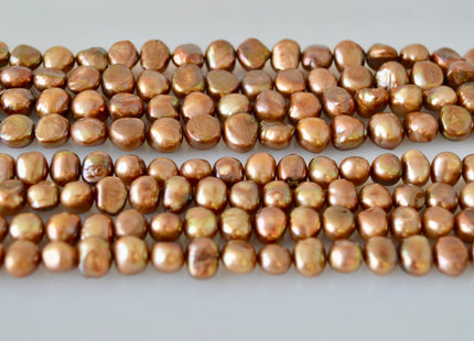 9-10mm and 10-12mm Nugget Shape Dark Brown Color Freshwater Pearl Beads #918