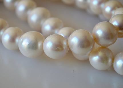 12-16 mm AA Jumbo Natural White Potato Freshwater Pearl Beads Genuine Natural Quality Pearls Lustrous White Freshwater Pearls #199