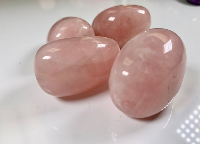 30x40 mm Natural Color Smooth Nugget Gemstone Rose Quartz / Amethyst / Opalite Natural Color Chunky Gemstone large Hole 2.0 mm Beads #2207