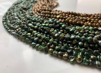 5-6 mm Bronze OR Green Color Keishi Freshwater Pearl Beads Genuine Keishi Nugget Freshwater Pearls #1234