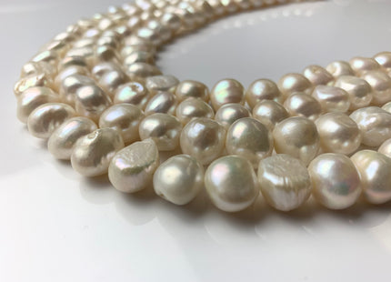 12 mm AAA Natural White Jumbo Nugget Freshwater Pearls Natural Large Nugget Pearl Beads White Nugget Freshwater Pearls #152