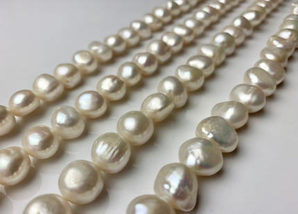 12 mm AAA Natural White Jumbo Nugget Freshwater Pearls Natural Large Nugget Pearl Beads White Nugget Freshwater Pearls #152