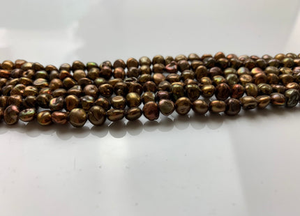 5-6 mm Bronze OR Green Color Keishi Freshwater Pearl Beads Genuine Keishi Nugget Freshwater Pearls #1234