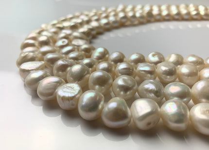 12 mm AAA Natural White Jumbo Nugget Freshwater Pearls Natural Large Nugget Pearl Beads White Nugget Freshwater Pearls #152