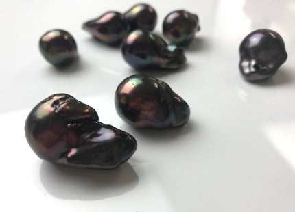 17x25-30 mm Jumbo Baroque Freshwater Pearl Peacock Pendant Tear Drop Shape Baroque Pendant Drop Peacock Baroque Single Pearl Pendant #1265