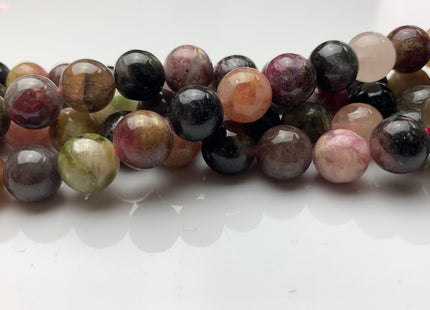 WHOLESALE 4mm 6mm 8mm 10mm AAA Smooth Round Watermelon Tourmaline Gemstone Beads High Quality Turmaline Beads. #2253