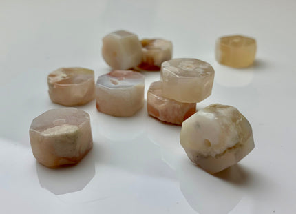 WHOLESALE 8x12 mm AAA Natural Cherry Blossom Gemstone Beads Faceted Rondelle Shape Limited Edition Sakura Gemstone #2246