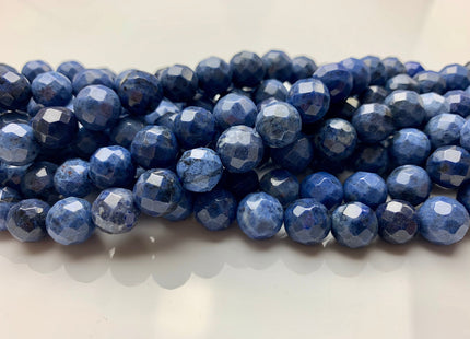 WHOLESALE 6mm 8mm 10mm Natural AAA High Quality Sodalite Faceted Round Gemston Beads Natural Blue Color Sodalite Gemstone Beads #2202