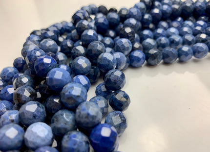 WHOLESALE 6mm 8mm 10mm Natural AAA High Quality Sodalite Faceted Round Gemston Beads Natural Blue Color Sodalite Gemstone Beads #2202
