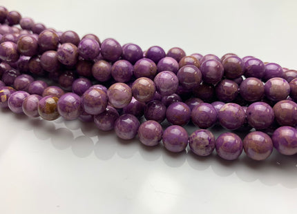 WHOLESALE 6mm 8mm 10mm AAA Natural Smooth Round Phosphosiderite Gemstone Beads Natural Color Genuine Phosphosiderite Beads #2268