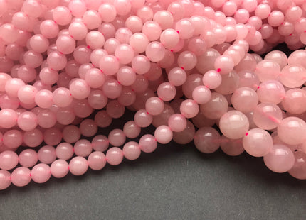 WHOLESALE AAA TOP Quality 8mm 12 mm Smooth Round Rose Quartz Beads October Birthstone Natural Rose Quartz Gemstone Beads #2205