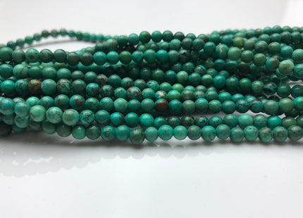 WHOLESALE 6 mm 8 mm Smooth Round Stabilized Turquoise Natural Color Gemstone Loose Beads #2215