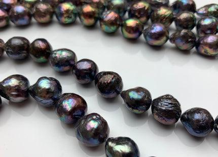 11-15 mm AAA Peacock Baroque Freshwater Pearl Beads Peacock Cultured Baroque Edison Pearls Rare Peacock Baroque Freshwater Pearls #309